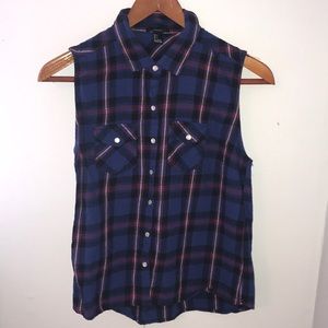 Plaid Button-Up Vest! ACCEPTING OFFERS